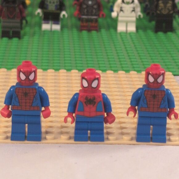 LEGO 30 Marvel Super Heroes And Villains Minifigures Lot Spiderman Ghost Rider - Picture 4 of 11